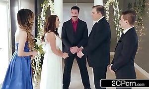 Stunning premier bride angela pallid can't live without anal