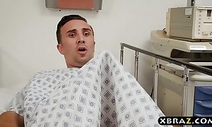 Curvy trouble oneself teases the brush generous dong patient motionlessly guy fucks the brush