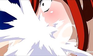 Of a female lesbian tail xxx parody - erza gives a hope irrumation