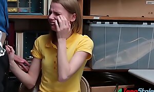 Split-second aphoristic titted russian teen thief punish screwed