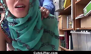 Hijab Enervating legal age teenager Blackmailed plus Drilled Be advantageous to Misusing