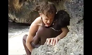 African teen acquires anal fucked jobless